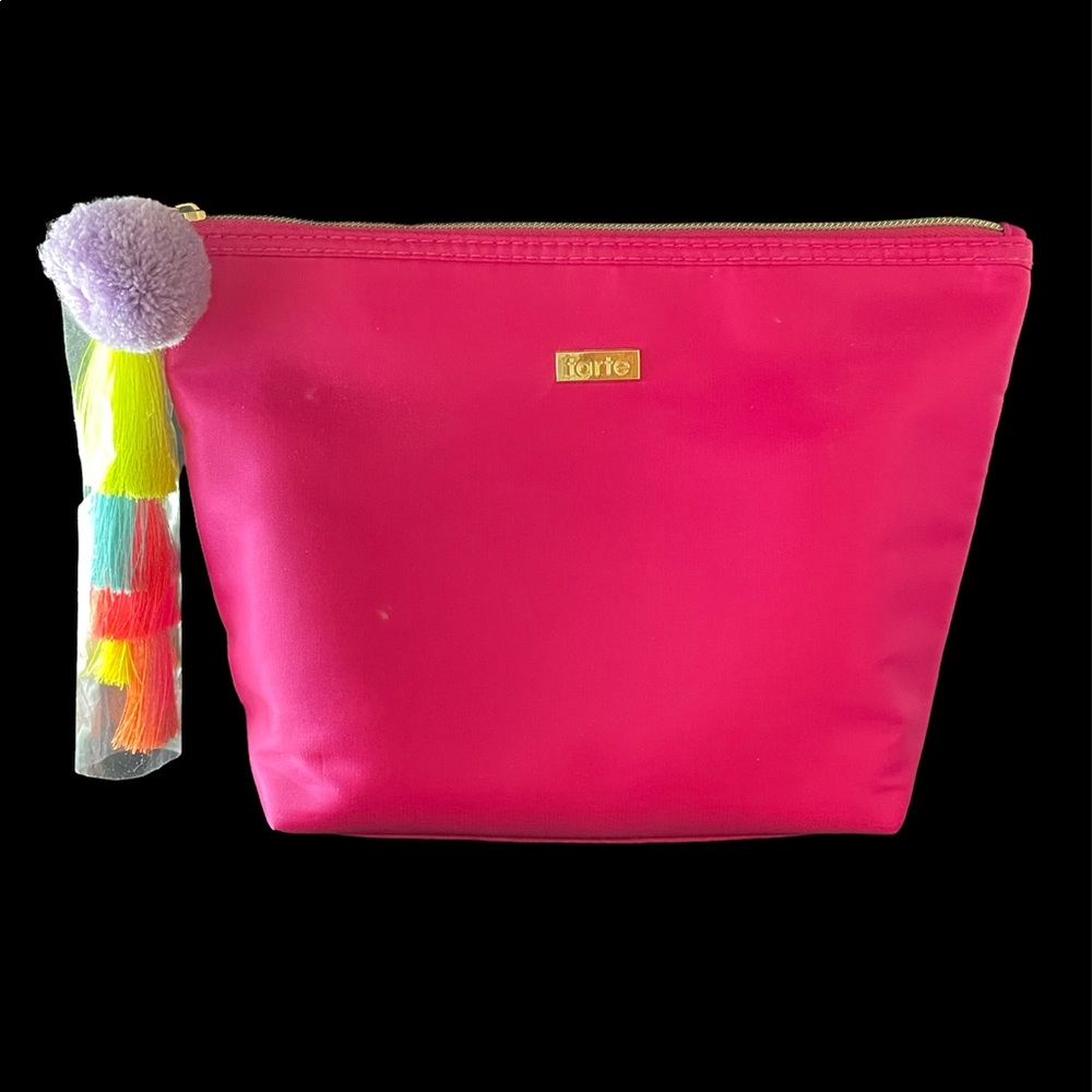 Tarte Pink Tassel Makeup Case